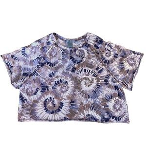 Good Luck Gem Multicolor Tie-Dye Top